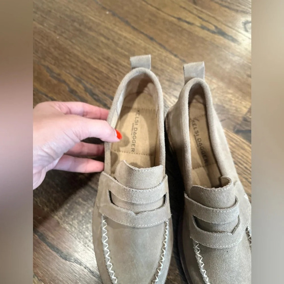 Women’s Kelsi Dagger Brooklyn Lens Suede Loafer 6.5 New without the Box - Picture 3 of 5